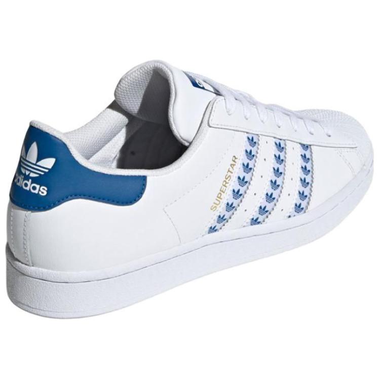 Shop アディダス スーパースター "ホワイト/ラッシュブルー" FY3494