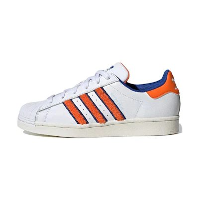 (W) adidas Superstar 'White Orange Royal Chenille'