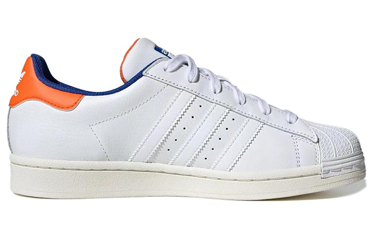 (W) adidas Superstar 'White Orange Royal Chenille' 圖 2