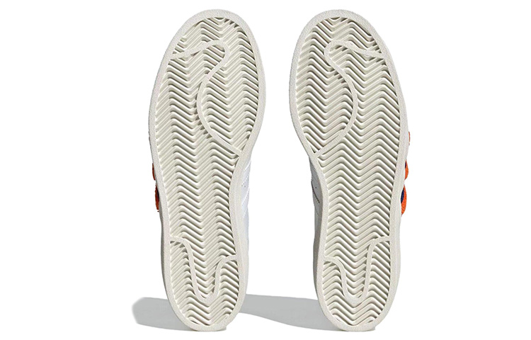 (W) adidas Superstar 'White Orange Royal Chenille' 圖 6