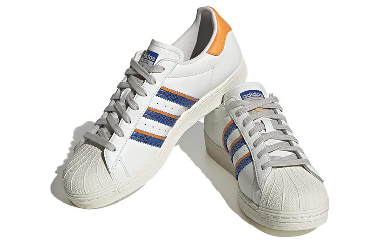Lookbook Adidas Superstar「白橙急流蛇皮」FZ6476