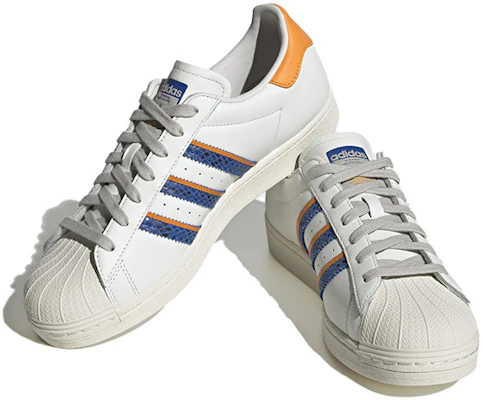 Adidas Superstar「白橙急流蛇皮」FZ6476 Lookbook Adidas Superstar「白橙急流蛇皮」FZ6476