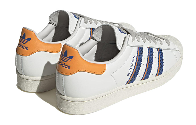 Shop Adidas Superstar「白橙急流蛇皮」FZ6476