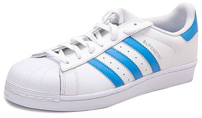 adidas Superstar 'Blanco Ray Azul' S75929 Lookbook adidas Superstar 'Blanco Ray Azul' S75929