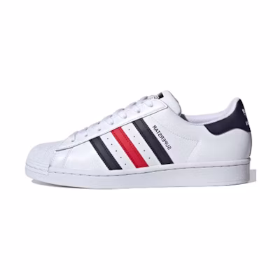 adidas Superstar 'White Scarlet'
