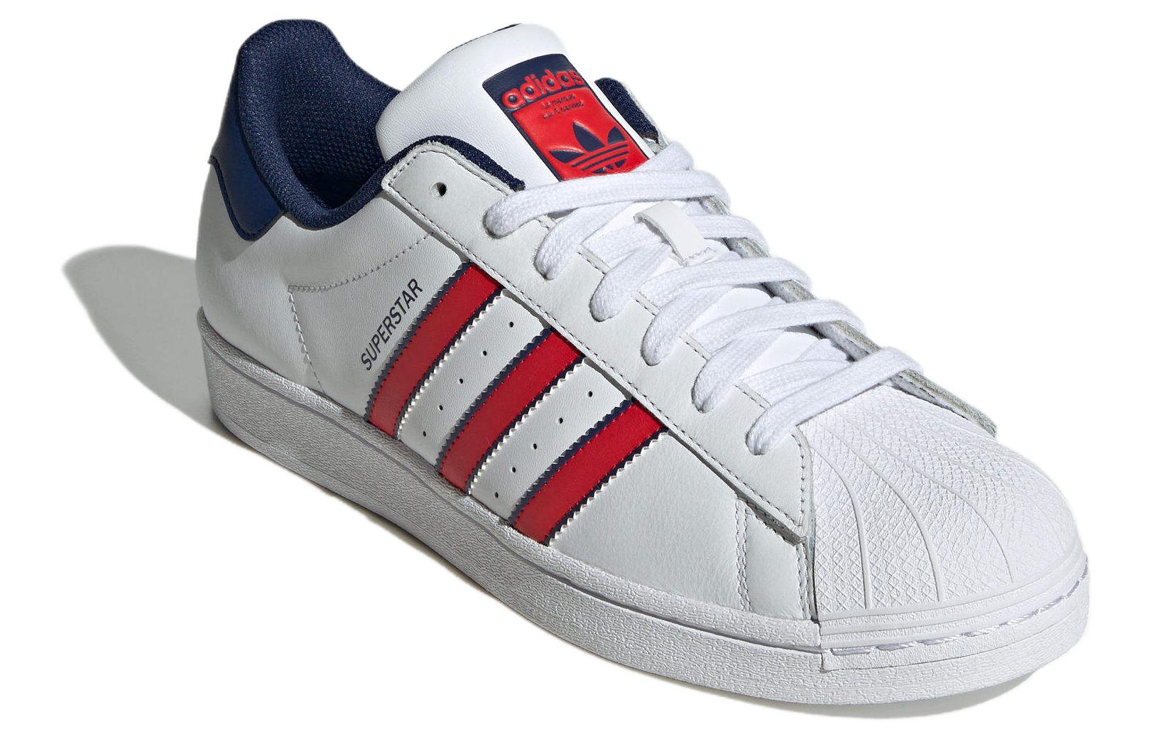 Lookbook 阿迪达斯Superstar“白色猩红蓝色” IG4318
