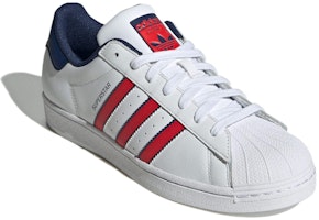 adidas Superstar 'Blanco Escarlata Azul Oscuro' IG4318 Lookbook adidas Superstar 'Blanco Escarlata Azul Oscuro' IG4318