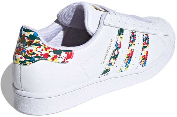 阿迪达斯 Superstar '白色飞溅' FX5540 Shop 阿迪达斯 Superstar '白色飞溅' FX5540