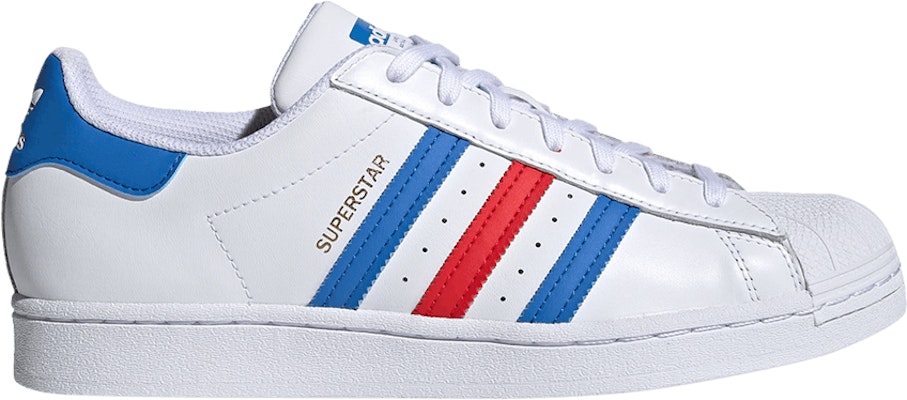 Red and blue adidas superstars Clearance