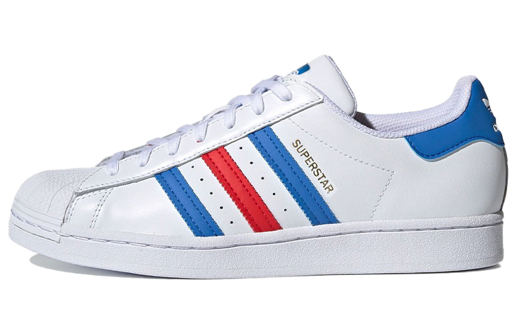 Buy adidas Superstar 'White True Blue Red' H68095