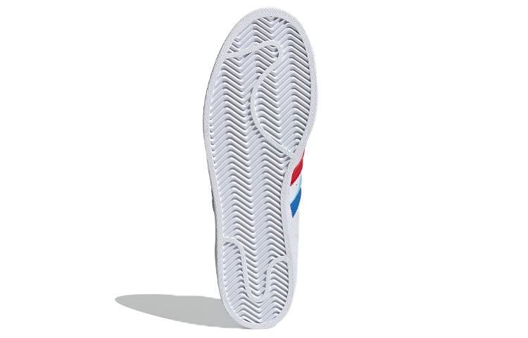 Details for adidas Superstar 'White True Blue Red' H68095