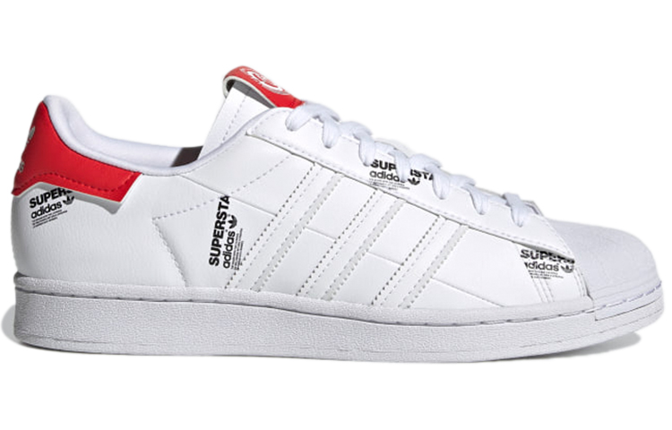 adidas Superstar 'White Vivid Red' 圖 2
