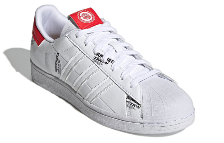 adidas Superstar 'White Vivid Red' 圖 3