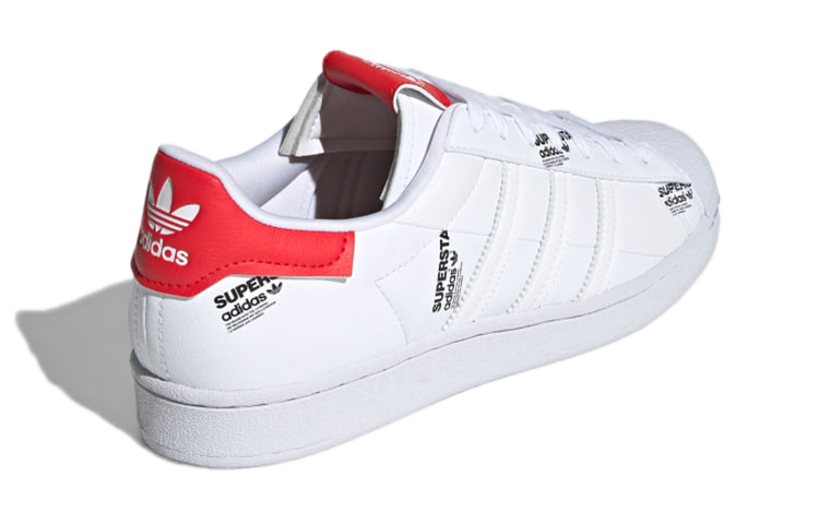 adidas Superstar 'White Vivid Red' 圖 4