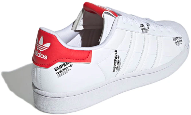 adidas Superstar 'Blanco Rojo Vivo' GV7672 Shop adidas Superstar 'Blanco Rojo Vivo' GV7672