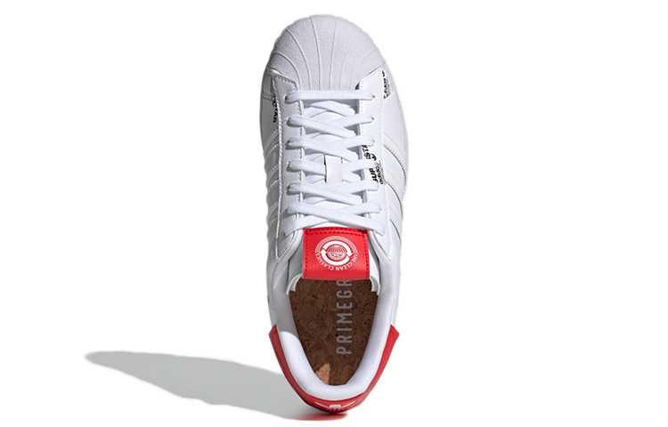 adidas Superstar 'White Vivid Red' 圖 5