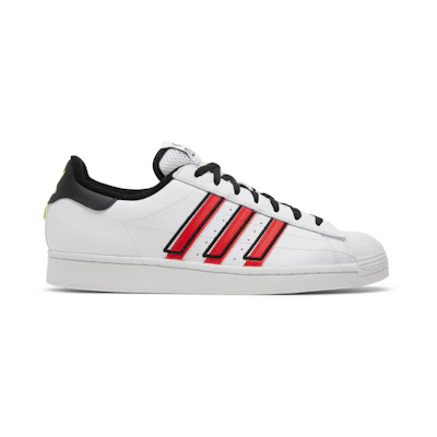adidas Superstar 'White Vivid Red'