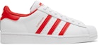 Buy アディダス スーパースター 白×ビビッドレッド GZ3741