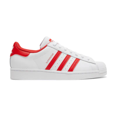 adidas Superstar 'White Vivid Red'