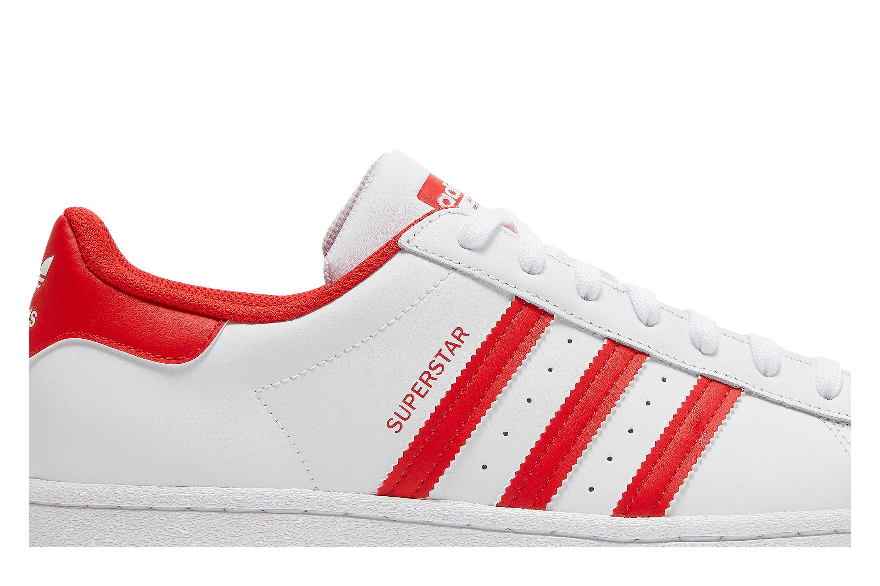 Order アディダス スーパースター 白×ビビッドレッド GZ3741