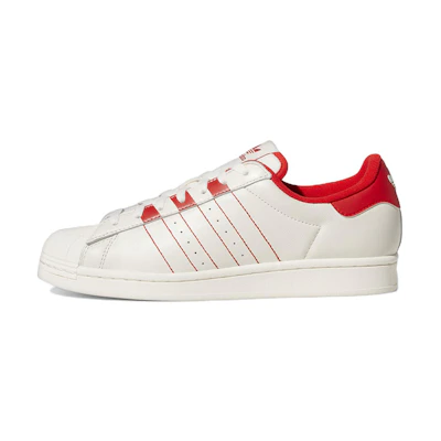 adidas Superstar 'White Vivid Red'