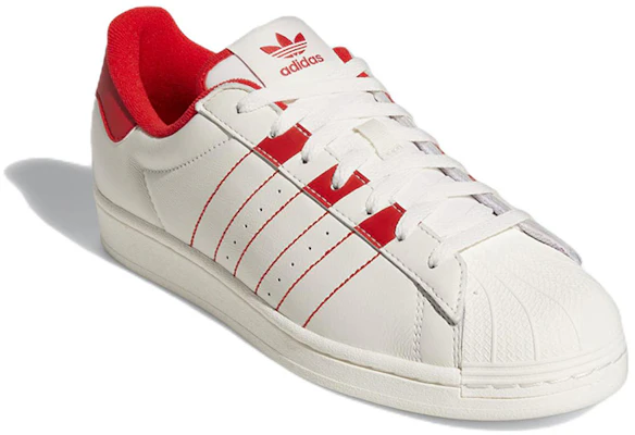 Adidas 三叶草 白色鲜红款 GZ4744 Lookbook Adidas 三叶草 白色鲜红款 GZ4744