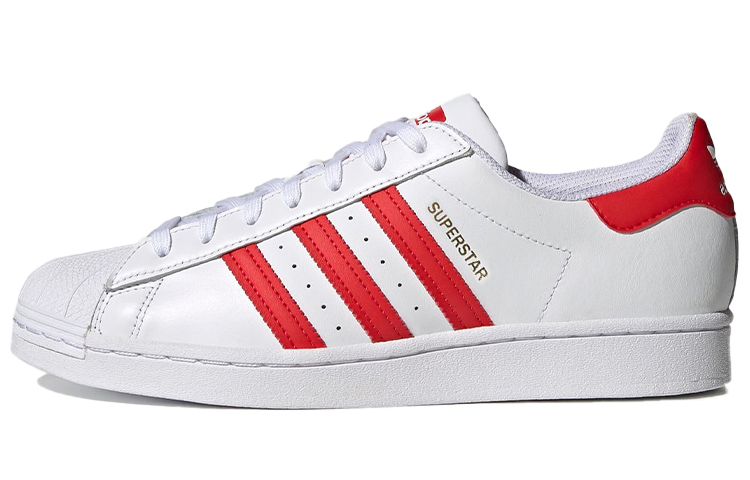 adidas Superstar 'White Vivid Red' H68094