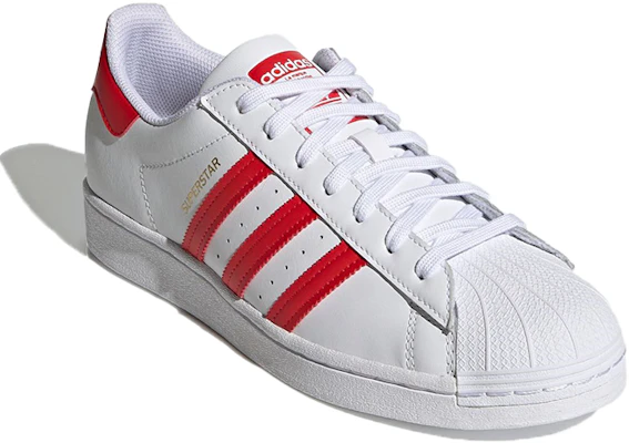 adidas Superstar 'Putih Merah Menyala' H68094 Order adidas Superstar 'Putih Merah Menyala' H68094