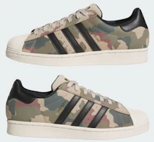 Sizing adidas Superstar ADV 卡其色/黑色/米白色 KJ5120