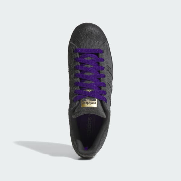 Lookbook Zapatillas Adidas Superstar ADV Carbon/Carbon/Morado Universitario JR7409