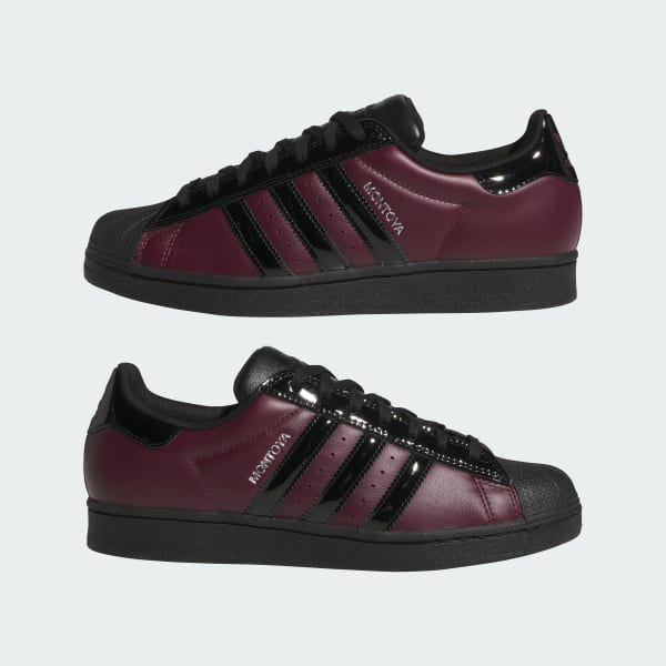 Sizing Adidas Superstar ADV x Marcos Montoya 酒紅/黑色/酒紅 KI6735