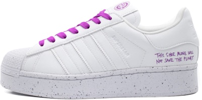 adidas Superstar Bold 'Clean Classics Collection - White Shock Purple' FY0129 adidas Superstar Bold 'Clean Classics Collection - White Shock Purple' FY0129