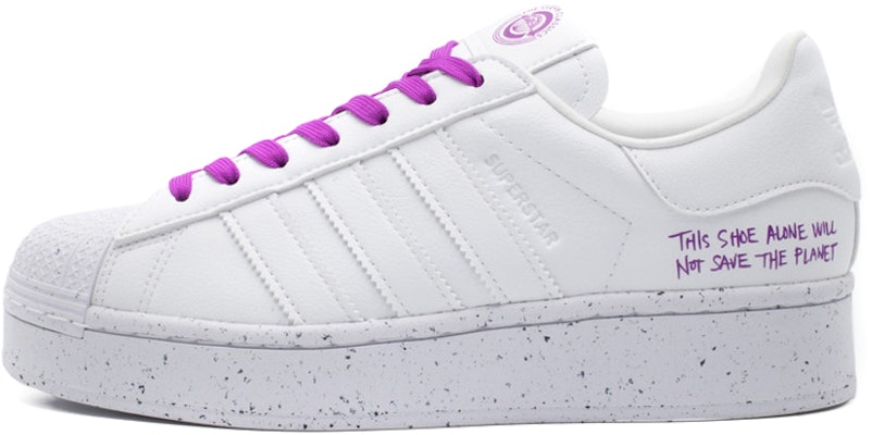 (Women) adidas Superstar Bold 'Clean Classics Collection - White Shock Purple' FY0129 Buy (Women) adidas Superstar Bold 'Clean Classics Collection - White Shock Purple' FY0129