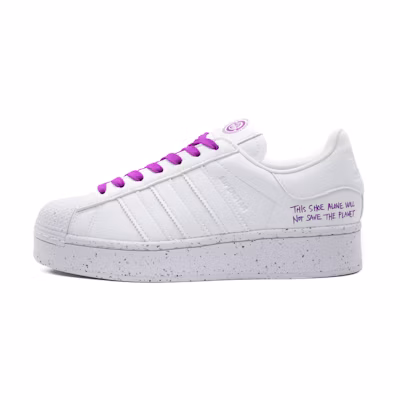 (W) adidas Superstar Bold 'Clean Classics Collection - White Shock Purple'