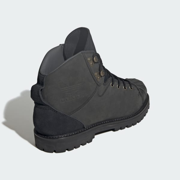 Purchase Adidas Superstar 高筒靴 - 黑灰配色運動休閒鞋 JQ3172