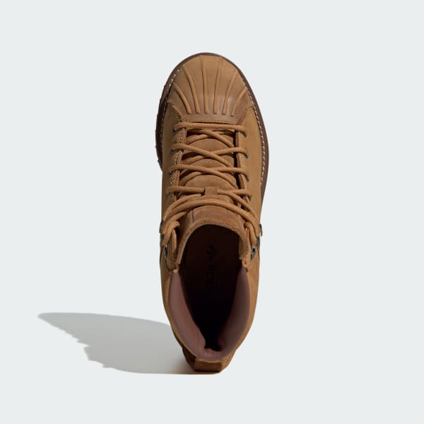 Lookbook Adidas Superstar 長靴 沙綠/沙綠/核心黑 JS0703