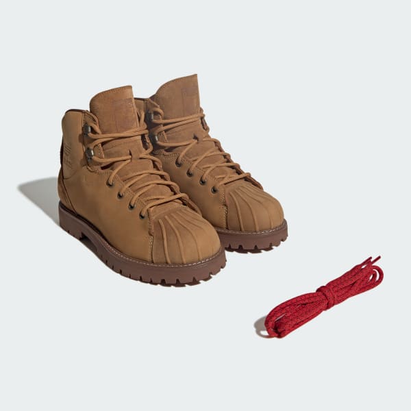 Cheap Adidas Superstar 長靴 沙綠/沙綠/核心黑 JS0703