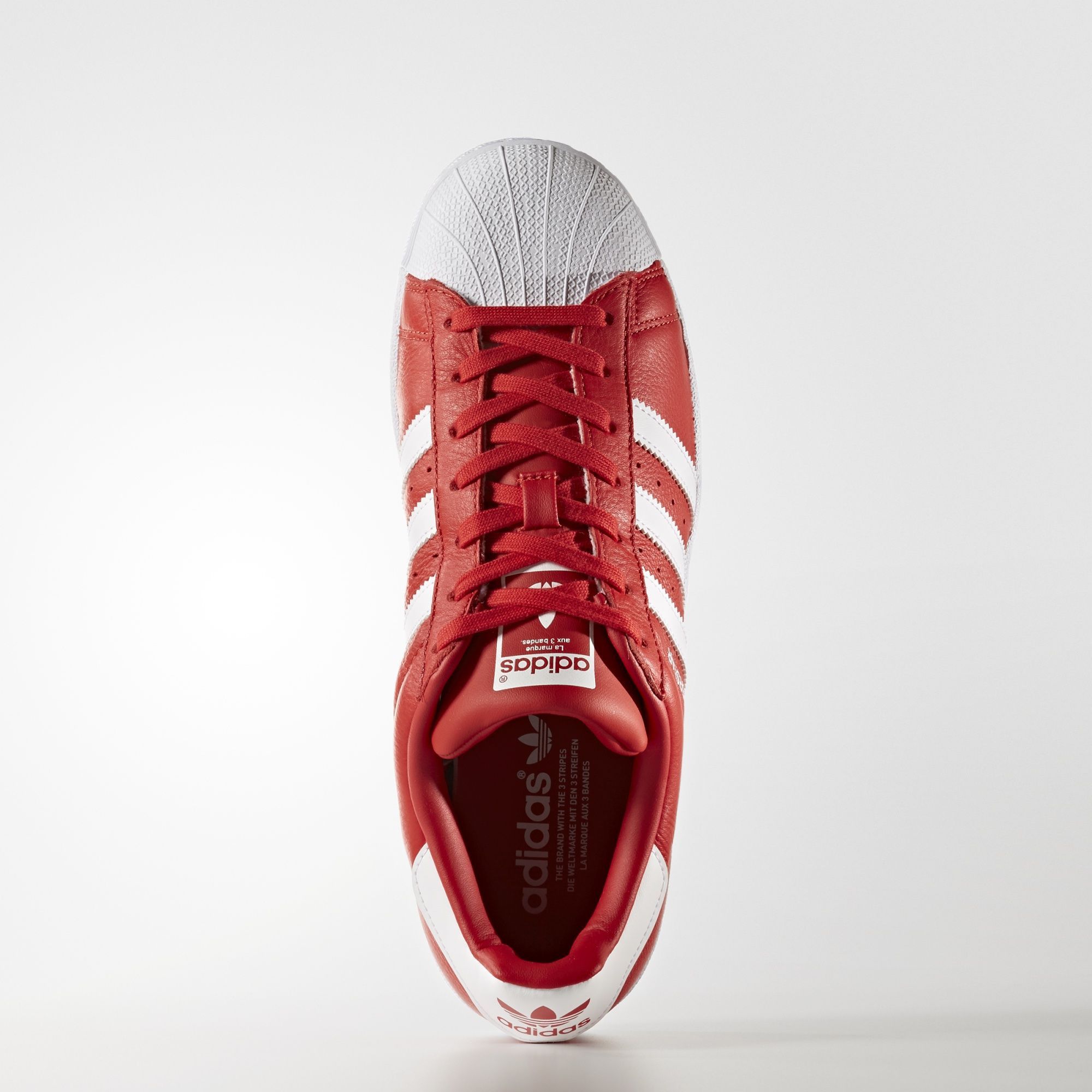 Order adidas originals Superstar 休閒舒適 低筒 板鞋 男女同款 罌粟紅
