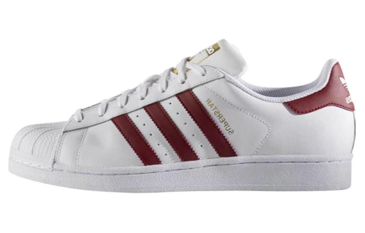 Buy adidas Superstar Foundation 'Putih Burgundy' BY3713