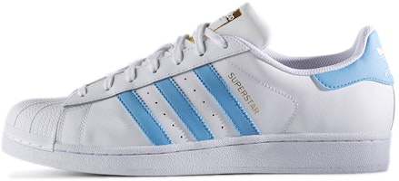 adidas Superstar Foundation 'White Light Blue' BY3716 adidas Superstar Foundation 'White Light Blue' BY3716