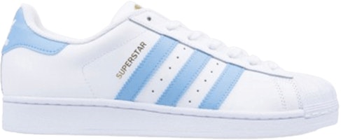 adidas Superstar Foundation 'White Light Blue' BY3716 adidas Superstar Foundation 'White Light Blue' BY3716
