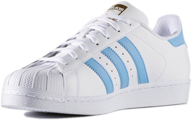 adidas Superstar Foundation 'Putih Biru Muda' BY3716 Lookbook adidas Superstar Foundation 'Putih Biru Muda' BY3716
