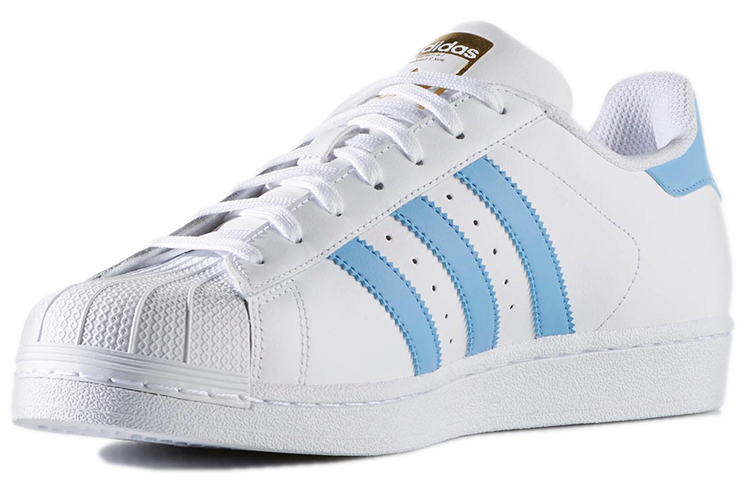 Lookbook adidas Superstar Foundation ''Bianco Azzurro Chiaro'' BY3716
