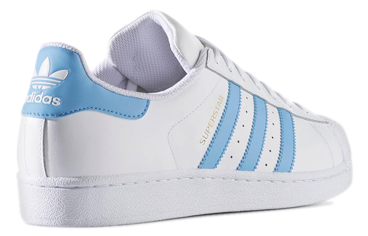 Shop adidas Superstar Foundation ''Bianco Azzurro Chiaro'' BY3716