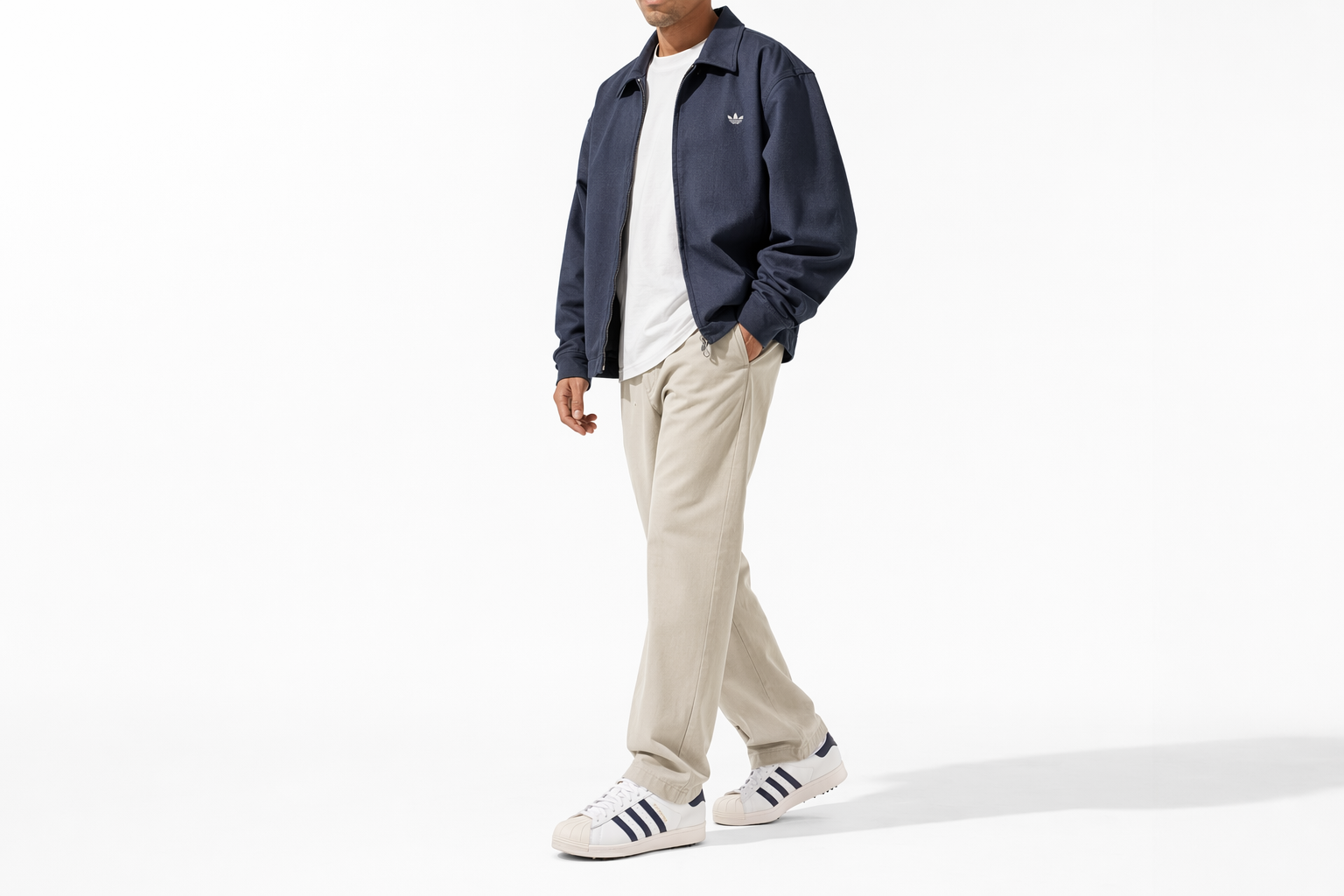 Order adidas originals Superstar 舒適 防滑減震耐磨 低筒 高爾夫球鞋 男女同款 白藍色
