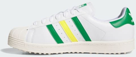 Adidas Superstar Golf Spikeless Cloud White Hijau Kuning IH8533 Details for Adidas Superstar Golf Spikeless Cloud White Hijau Kuning IH8533