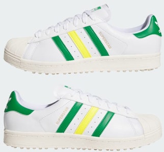 Adidas Superstar Golf Sin Tacos Blanco/Verde/Amarillo IH8533 Sizing Adidas Superstar Golf Sin Tacos Blanco/Verde/Amarillo IH8533