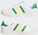 Adidas Superstar Golf Spikeless Shoes Cloud White/Green/Yellow IH8533
