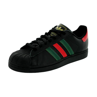 adidas Superstar II 'Black Red Green'