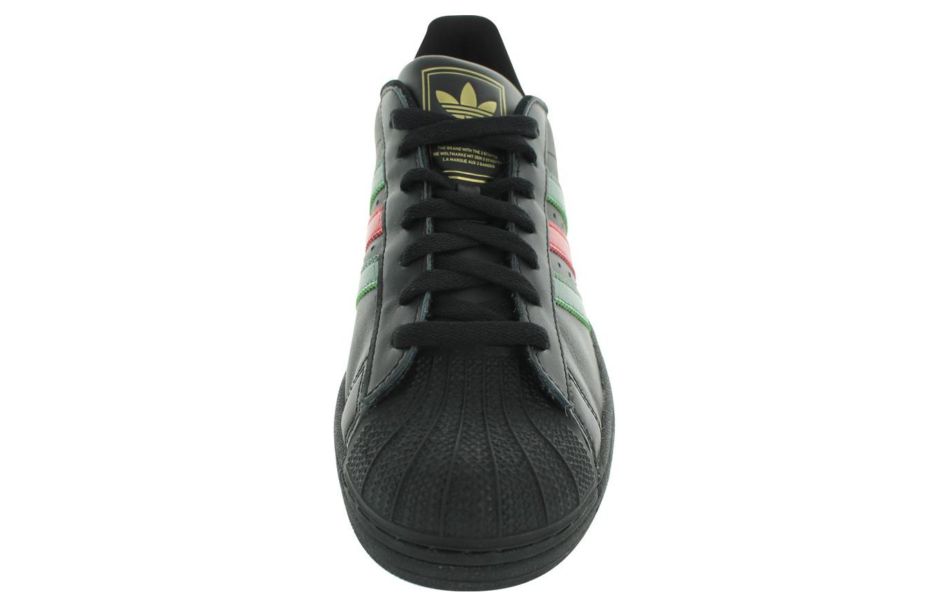 Lookbook adidas Superstar II 'Negro Rojo Verde' Q33037